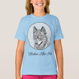 Alaskan Klee Kai Painting - Niedliche Original Dog T-Shirt