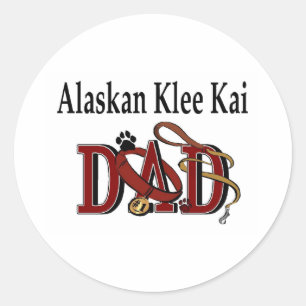 Alaskan Klee Kai Vater Sticker