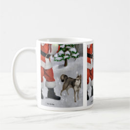 Alaskan Klee Kai Weihnachtsgeschenken Mattglas Bierglas