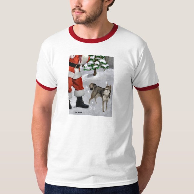 Alaskan Klee Kai Weihnachtsgeschenken T-Shirt (Vorderseite)