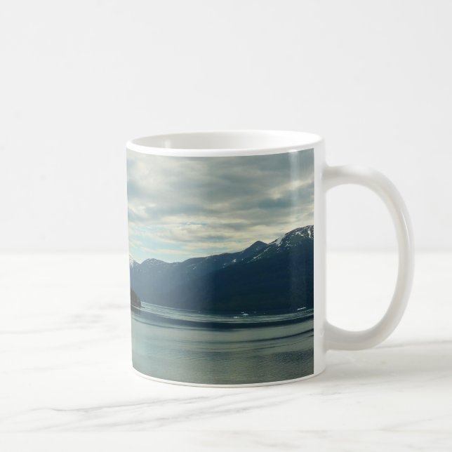 Alaskan Küste II Schöne Naturfotografie Kaffeetasse (Rechts)