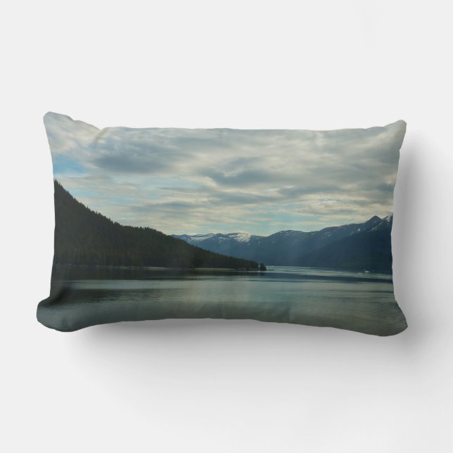 Alaskan Küste II Schöne Naturfotografie Lendenkissen (Vorderseite)