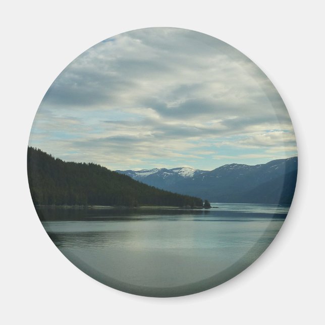 Alaskan Küste II Schöne Naturfotografie Magnet (Vorne)