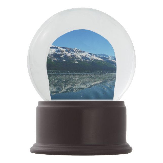 Alaskan Küste Schöne Naturfotografie Schneekugel (Vorderseite)
