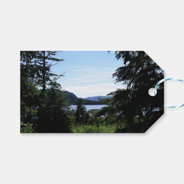 Alaskan Landschaft Schöne Alaska Fotografie Geschenkanhänger (Vorderseite (Horizontal))