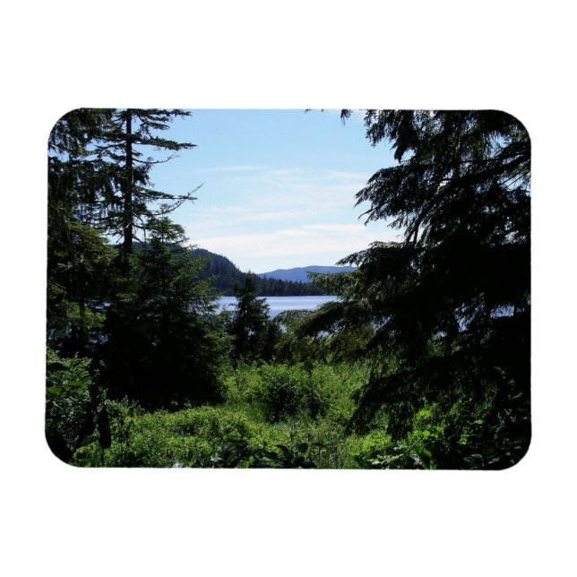 Alaskan Landschaft Schöne Alaska Fotografie Magnet (Horizontal)