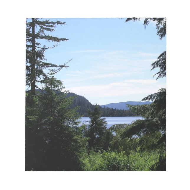Alaskan Landschaft Schöne Alaska Fotografie Notizblock (Vorderseite)