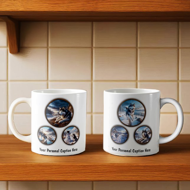 Alaskan Malamute 6-Image Coffee Tasse Design (Von Creator hochgeladen)