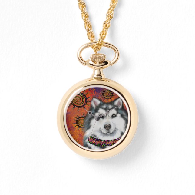 ALASKAN MALAMUTE ARMBANDUHR (Vorderseite)