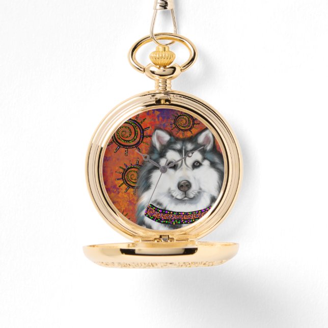 ALASKAN MALAMUTE ARMBANDUHR (Vorderseite)