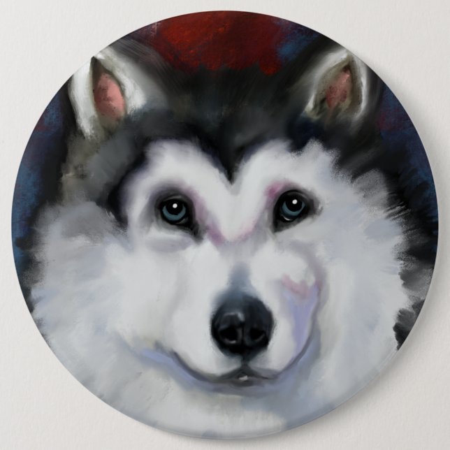 ALASKAN MALAMUTE BUTTON (Vorderseite)
