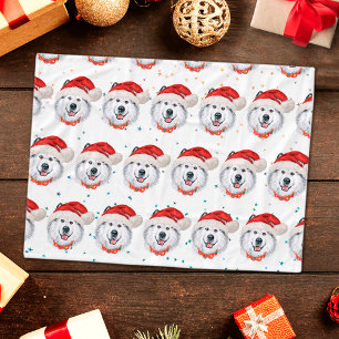Alaskan Malamute Dog Breed Christmas Stars Fleecedecke