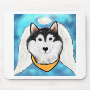 Alaskan Malamute Engel Mousepad