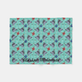 Alaskan Malamute Fleecedecke