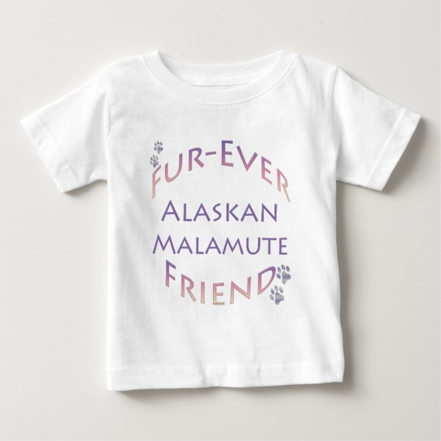 Alaskan Malamute Furever Baby T-shirt (Vorderseite)