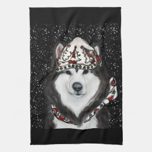 Alaskan Malamute Geschirrtuch