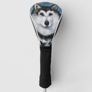 Alaskan Malamute Golf Headcover