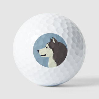 Alaskan Malamute Golfball