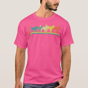 Alaskan Malamute Heartbeat Vintag 1 T-Shirt