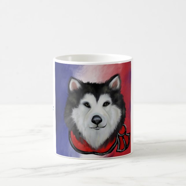 Alaskan Malamute Kaffeetasse (Mittel)