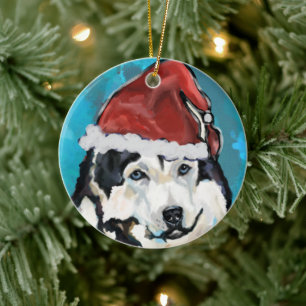 Alaskan Malamute Keramik Ornament