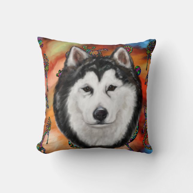 ALASKAN MALAMUTE KISSEN (Vorderseite)