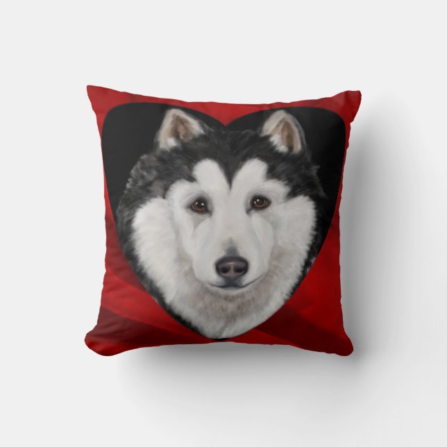 Alaskan Malamute Kissen (Vorderseite)