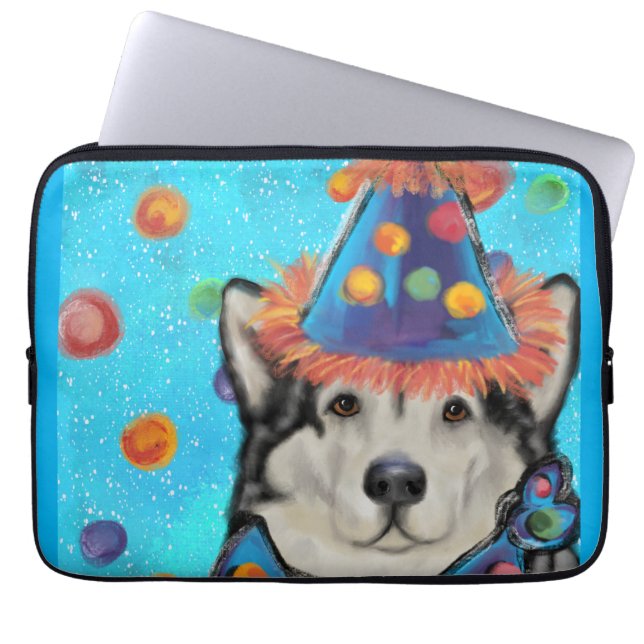 Alaskan Malamute Laptopschutzhülle (Vorderseite)