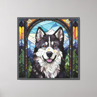 Alaskan Malamute Leinwand Art