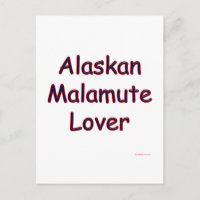 Alaskan Malamute Lover