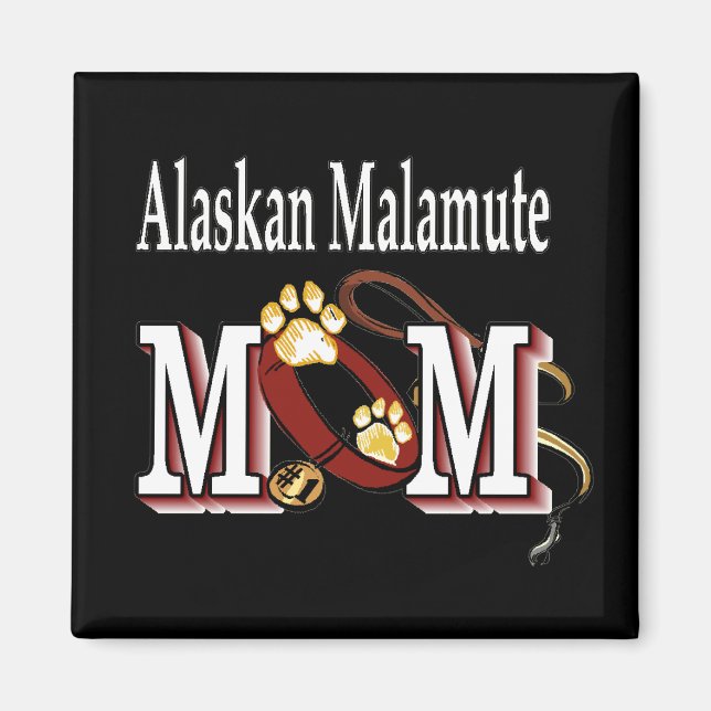 Alaskan Malamute MAMA Magnet (Vorne)