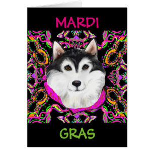 ALASKAN MALAMUTE - MARDI GRAS