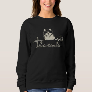 Alaskan Malamute Mutter Herzschlag Mit Hund Cool F Sweatshirt