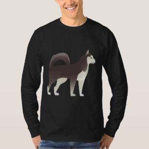 Alaskan Malamute oder sibirischer Husky Niedlich N T-Shirt