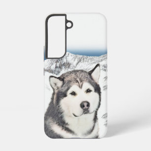 Alaskan Malamute Painting - Niedliche Original Dog Samsung Galaxy Hülle