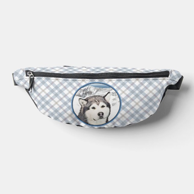 Alaskan Malamute Peinture Mal Mally Sled Chien Art (Poser)