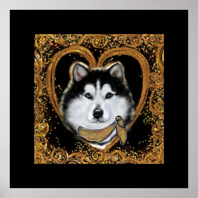 Alaskan Malamute Poster (Vorne)