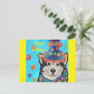 Alaskan Malamute           Postkarte