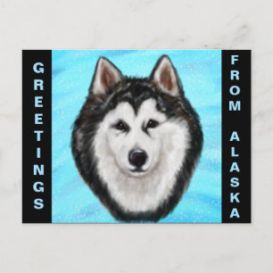 ALASKAN MALAMUTE POSTKARTE