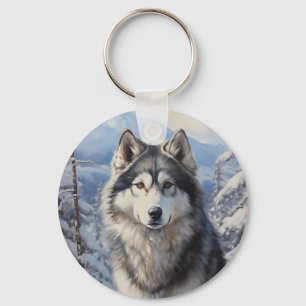 Alaskan Malamute Schlüsselanhänger