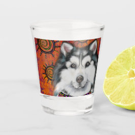 ALASKAN MALAMUTE SCHNAPSGLAS