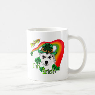 Alaskan Malamute St. Patrick's Day Kaffeetasse