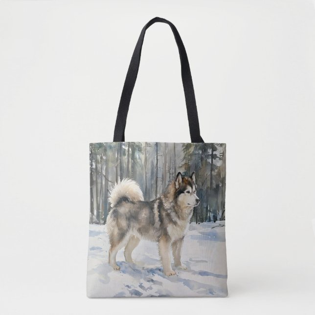 Alaskan Malamute Tasche (Vorderseite)