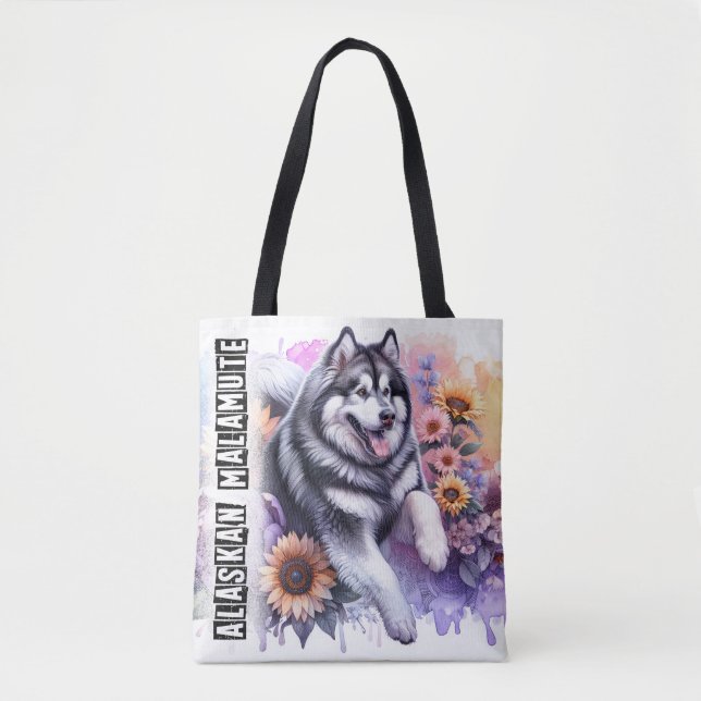 Alaskan Malamute Tasche (Vorderseite)