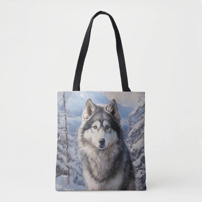 Alaskan Malamute Tasche (Vorderseite)