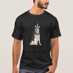 Alaskan Malamute Vertraue mir, ich bin ein Einhorn T-Shirt