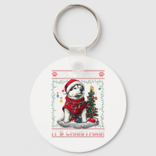 Alaskan Malamute Weihnachtsbaumdekorationen Dog Lo Schlüsselanhänger
