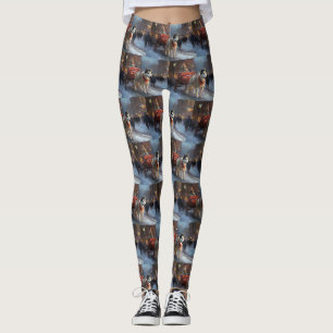 Alaskan Malamute Weihnachtsfest Saison Leggings