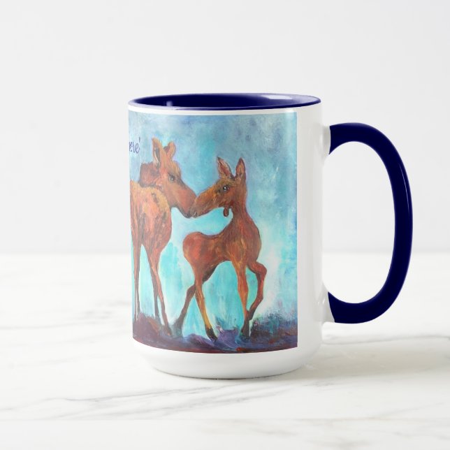 Alaskan Moose Amore' Tasse (Rechts)