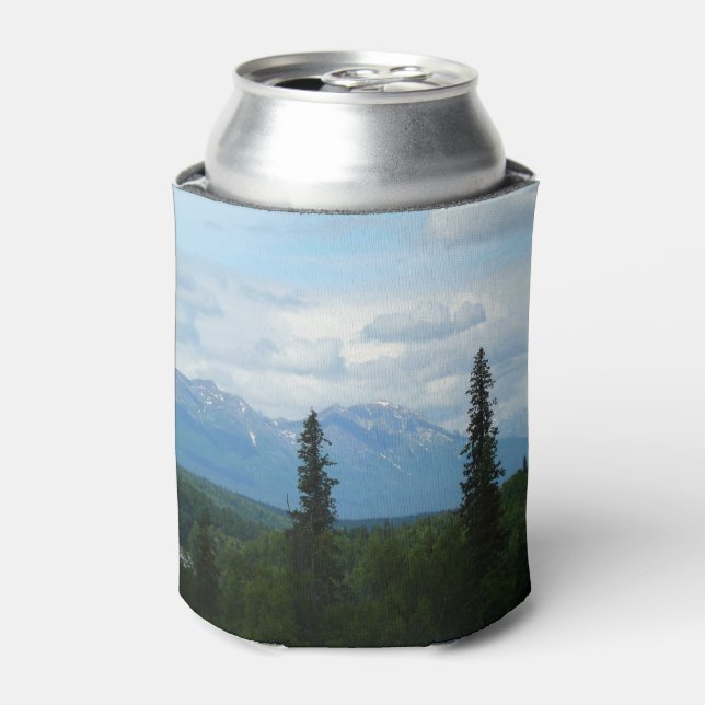 Alaskan Mountain Range Panorama Fotografie Dosenkühler (Kanne Vorderseite)